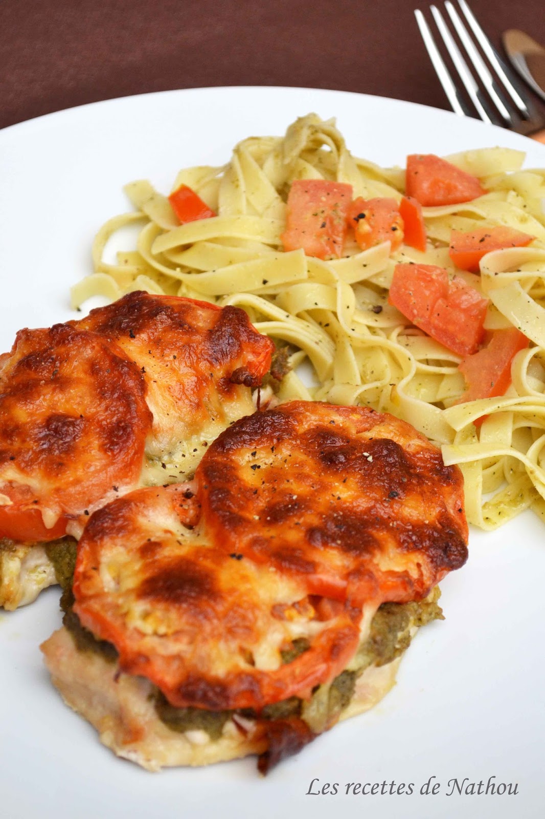 Ma cuisine au fil de mes idées... Escalopes de poulet gratinées au