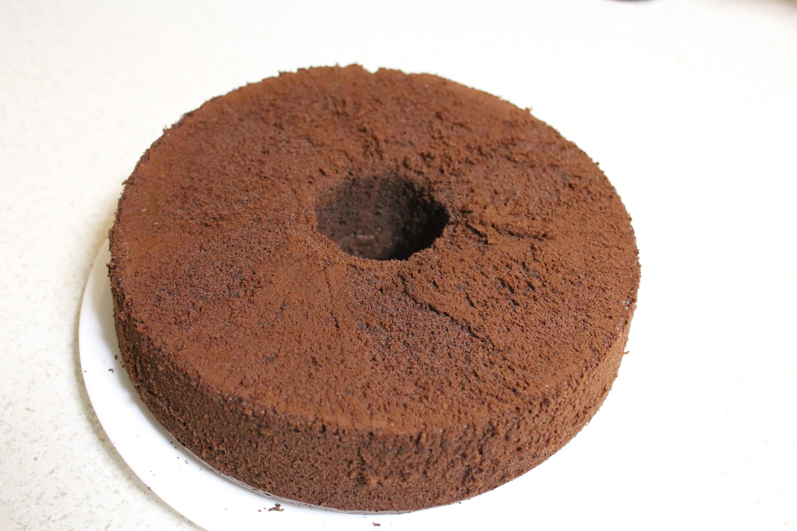 Simple Delights Japaneses Dark Pearl Chocolate Chiffon Cake