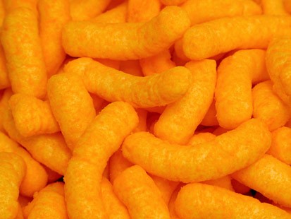 cheese puffs bag