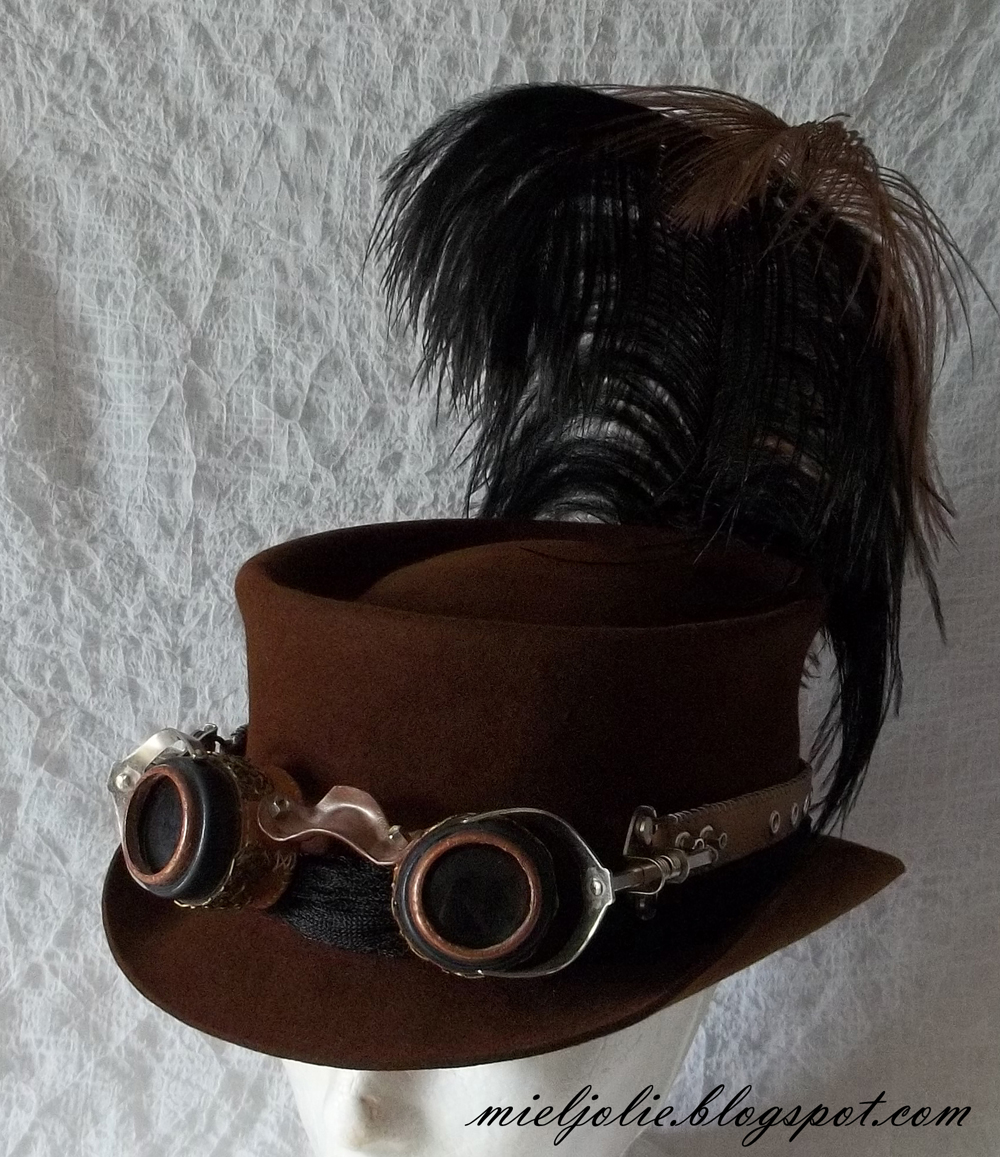 All Things Crafty Another Cowboy Hat into Steampunk Top Hat
