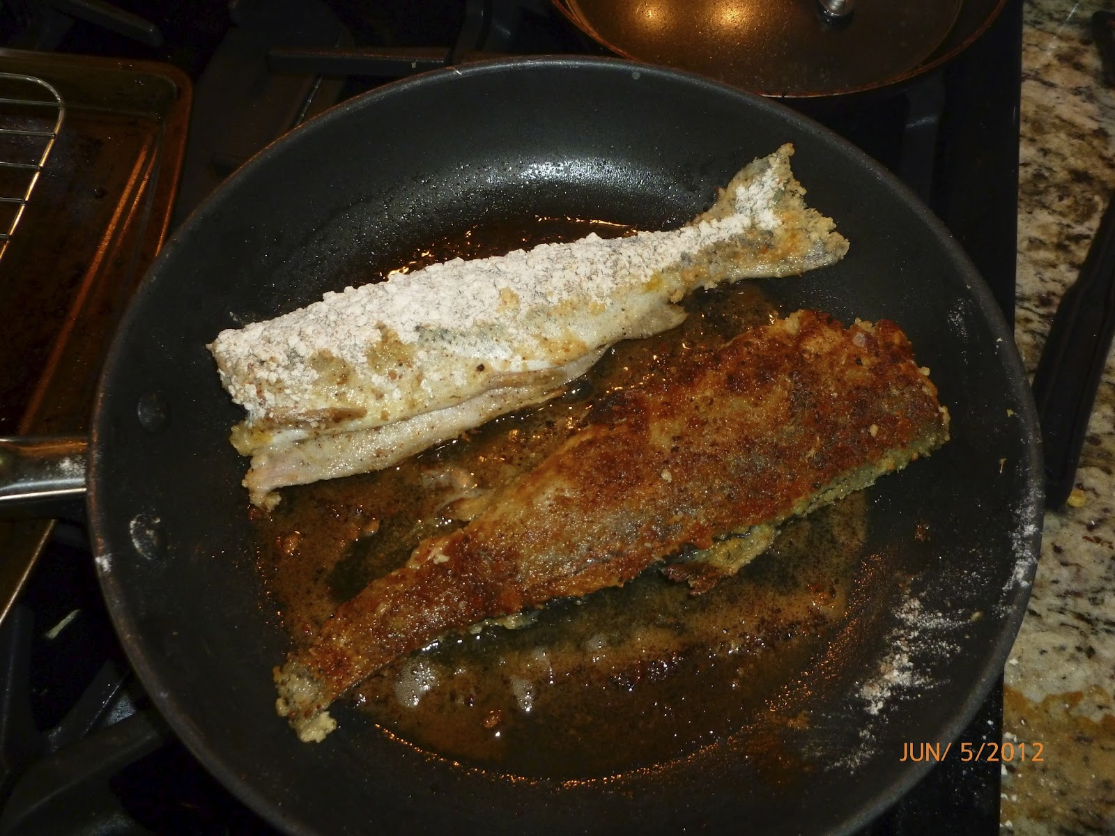 Cook, Create and Pan Fried Whole Rainbow Trout