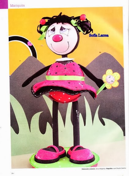 Como hacer una jirafa 3d en Foamy - Revistas de manualidades Gratis