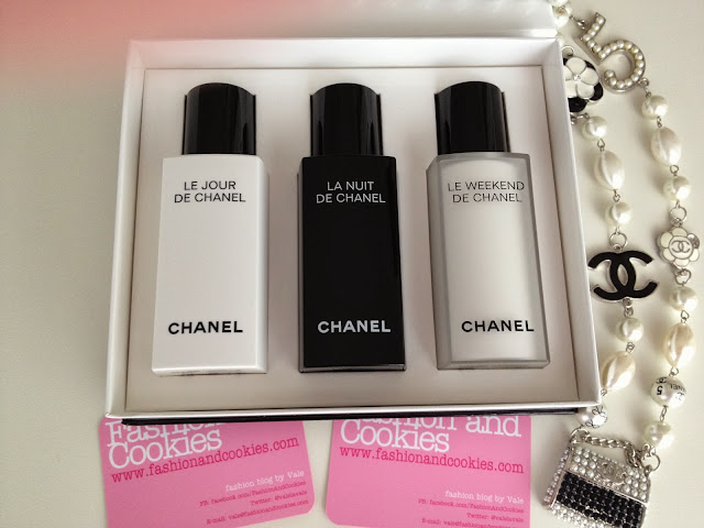 Chanel Le Jour La Nuit Le Weekend, fashion blogger, Fashion and Cookies, Chanel serums box