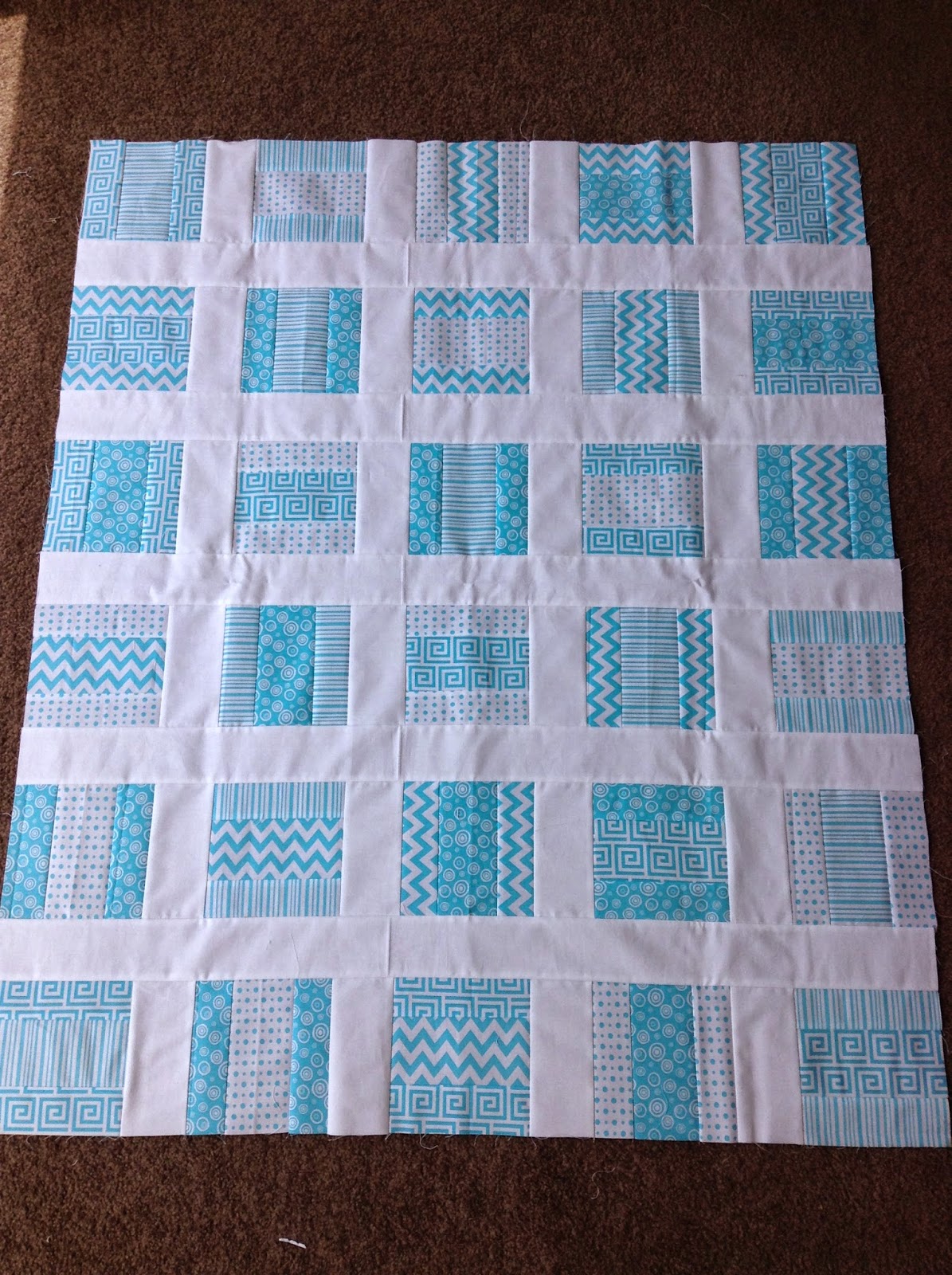 Jen's Crafts and Quilts Scrapbook Tutorial Slice of Summer lap quilt
