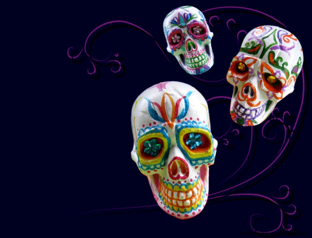 3d Sugar Skulls wallpaper by Myrcury Art on DeviantArt 3d Sugar Skulls wallpaper by Myrcury Art on DeviantArt