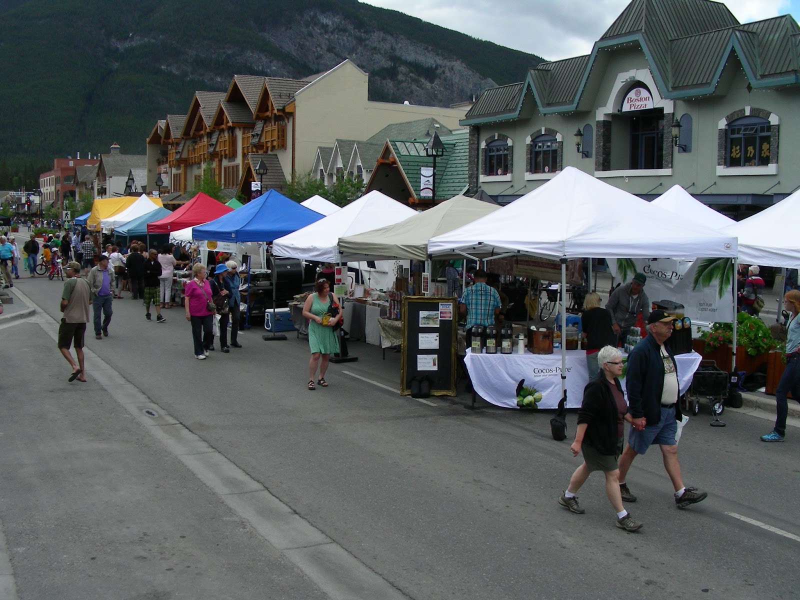 Spirits of the Creek First Banff Bike Fest Market