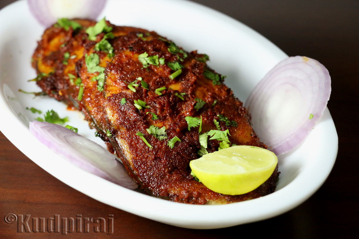 Kudpiraj's Garam Tawa Anjal Fish Tawa Masala Fried