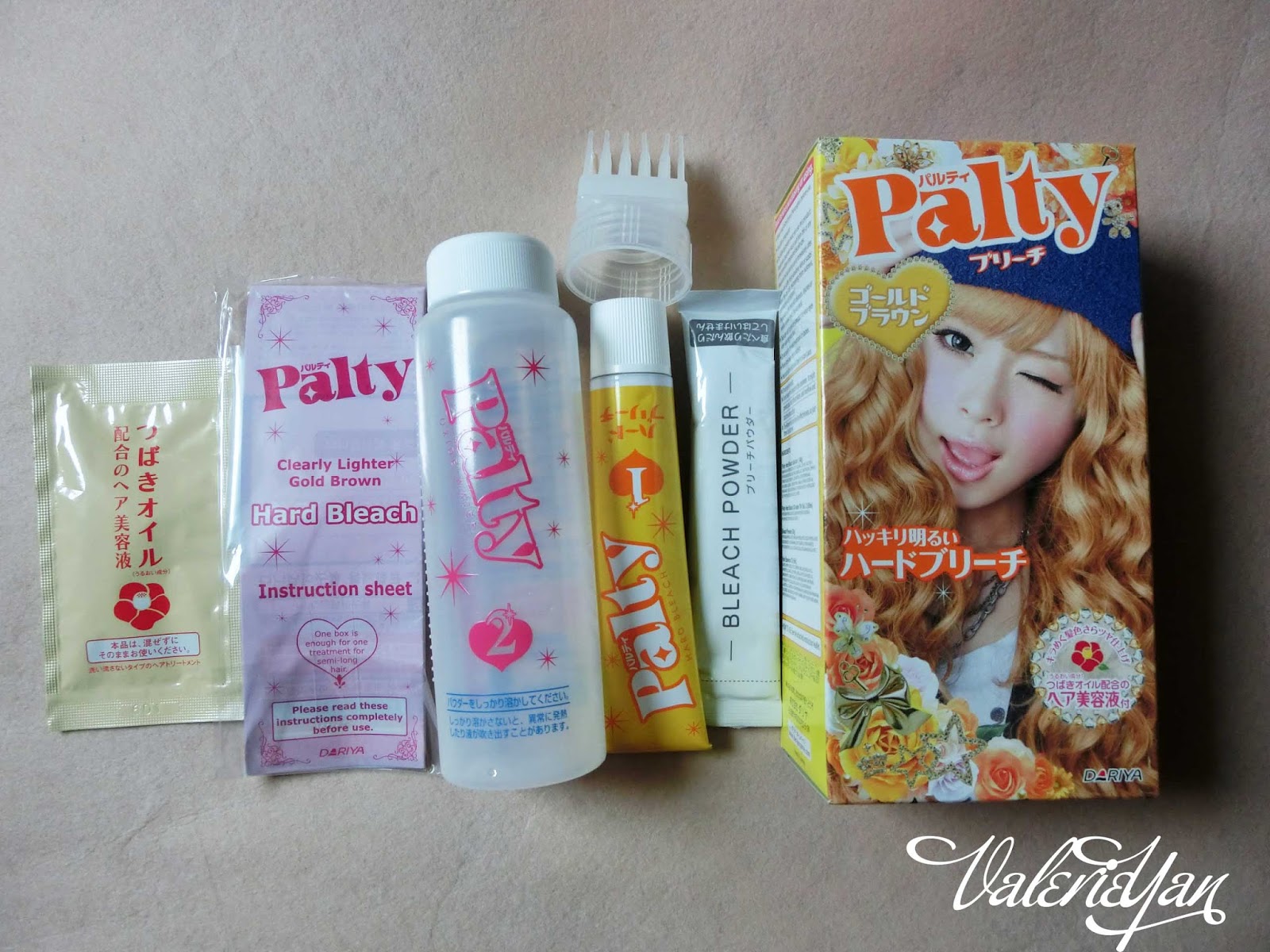 Everything About Life Japan Palty Hair Bleach Set And Color Set