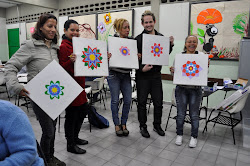 mandalas realizada por professores da Escola da familia