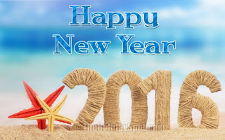 beach style happy new year 2016 starwish with new year 2016