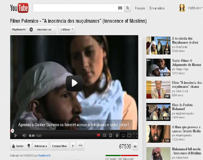 Autoridades paquistanesas ordenam encerramento temporário do Youtube
