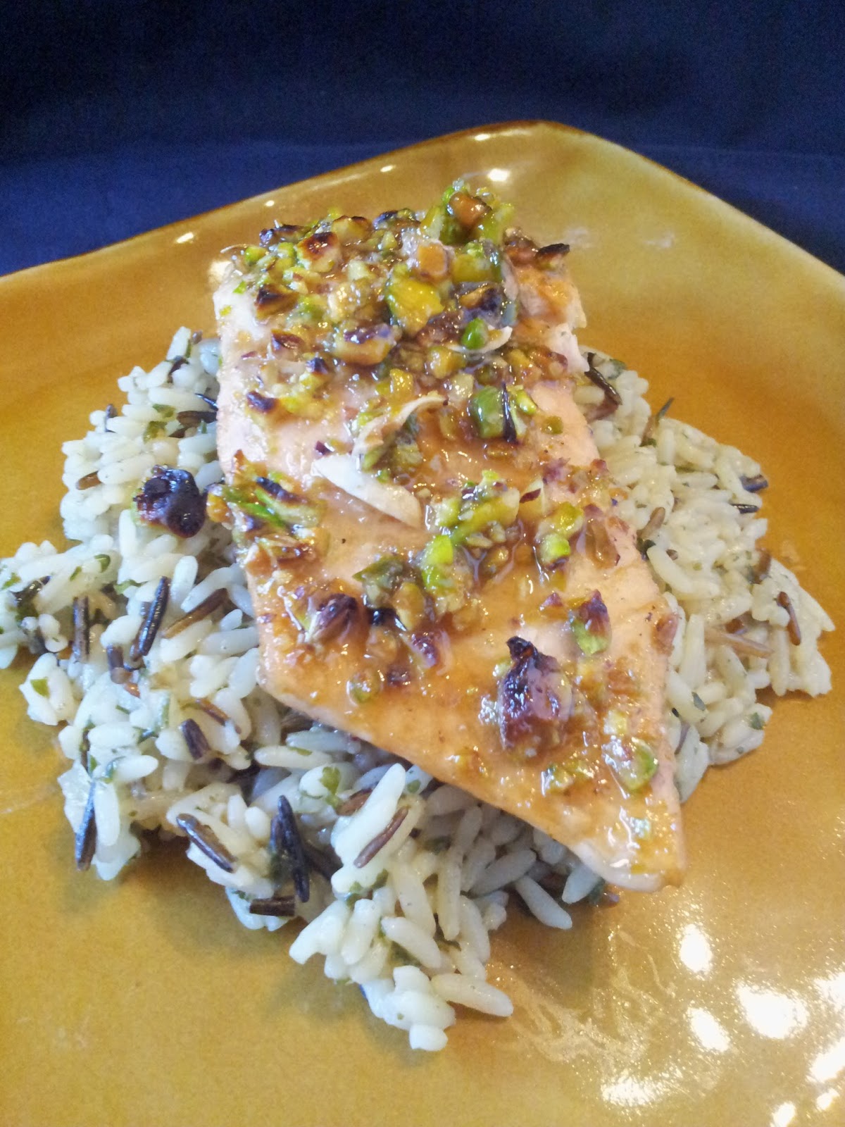 BLOG BY BINNS Maple Pistachio Crusted Salmon