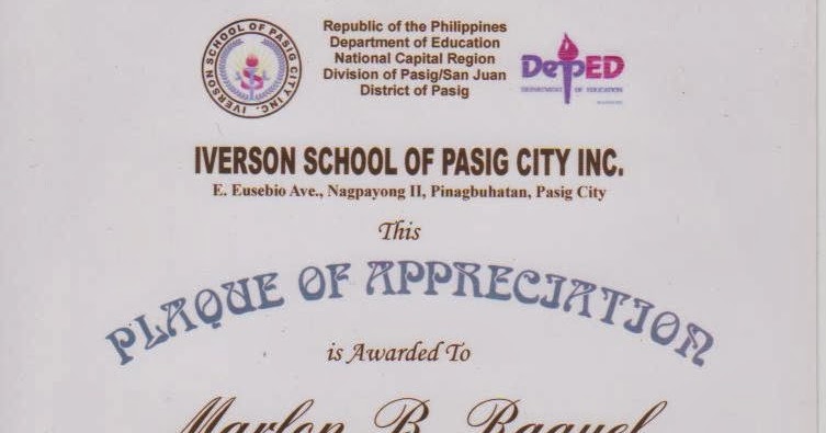 Tidbits and Bytes: Plaque of Appreciation for the Guest of ... Tidbits and Bytes: Plaque of Appreciation for the Guest of ...