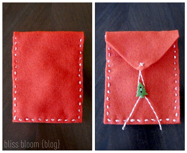 [Make] Felt Gift Card Holders