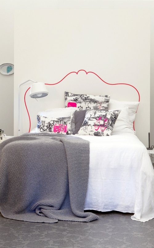 vosgesparis Make your own bedhead with a stencil for download from