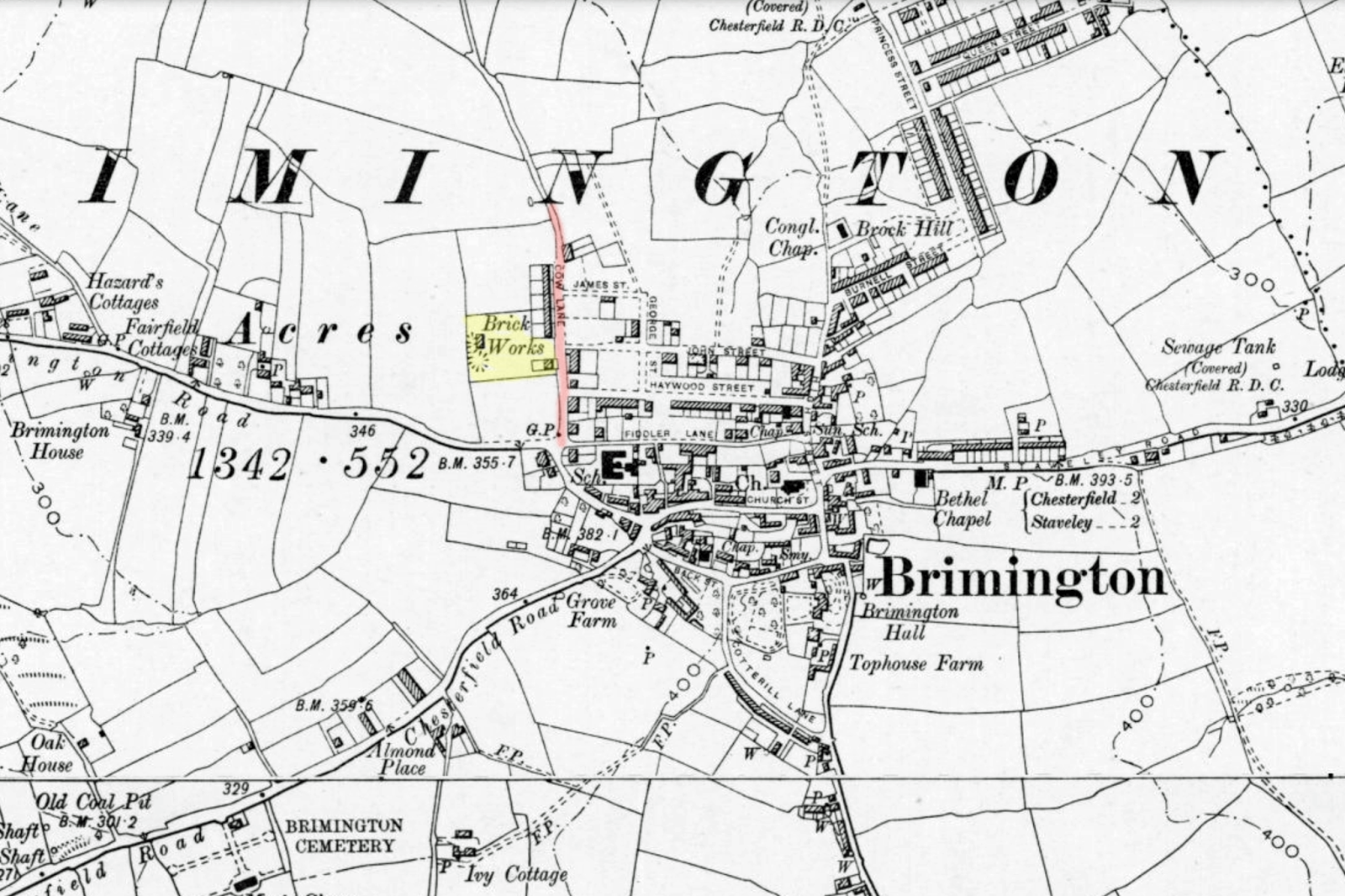 East Midlands Named Bricks Chesterfield & Staveley Brickworks