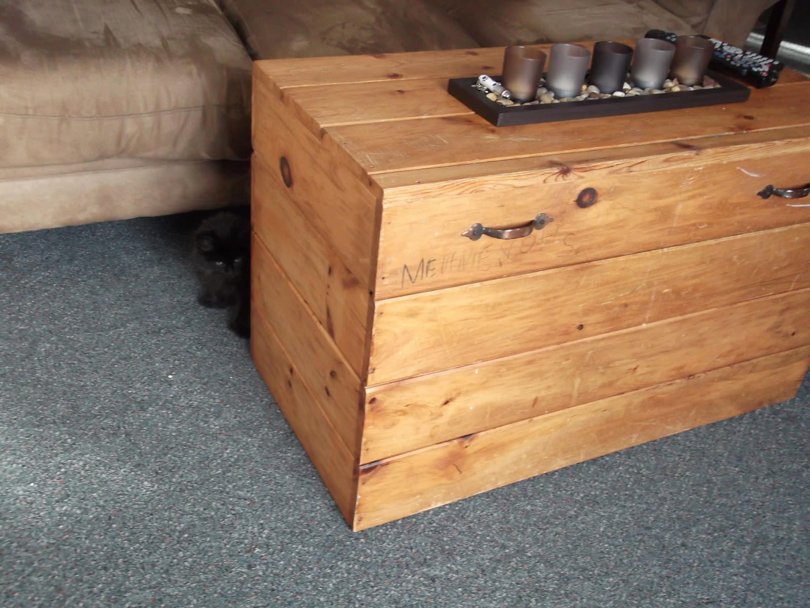 Living a life with Joy and Gratitude Turning an Old Toybox into a