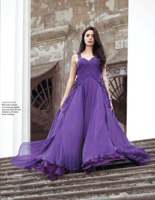 Hot Model and VJ Mia Uyeda Real HD Photoshoot Pictures Hello India June 2012 Fashion PhotoShoot