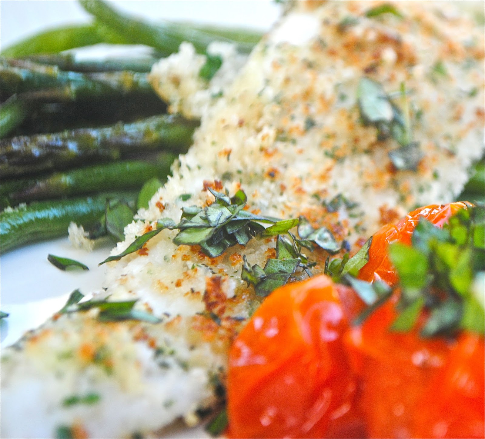 Recipe Doodle FLOUNDER AND ROASTED TOMATOES