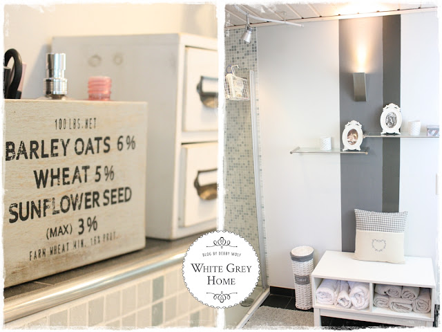 white grey home: Hometour Badezimmer