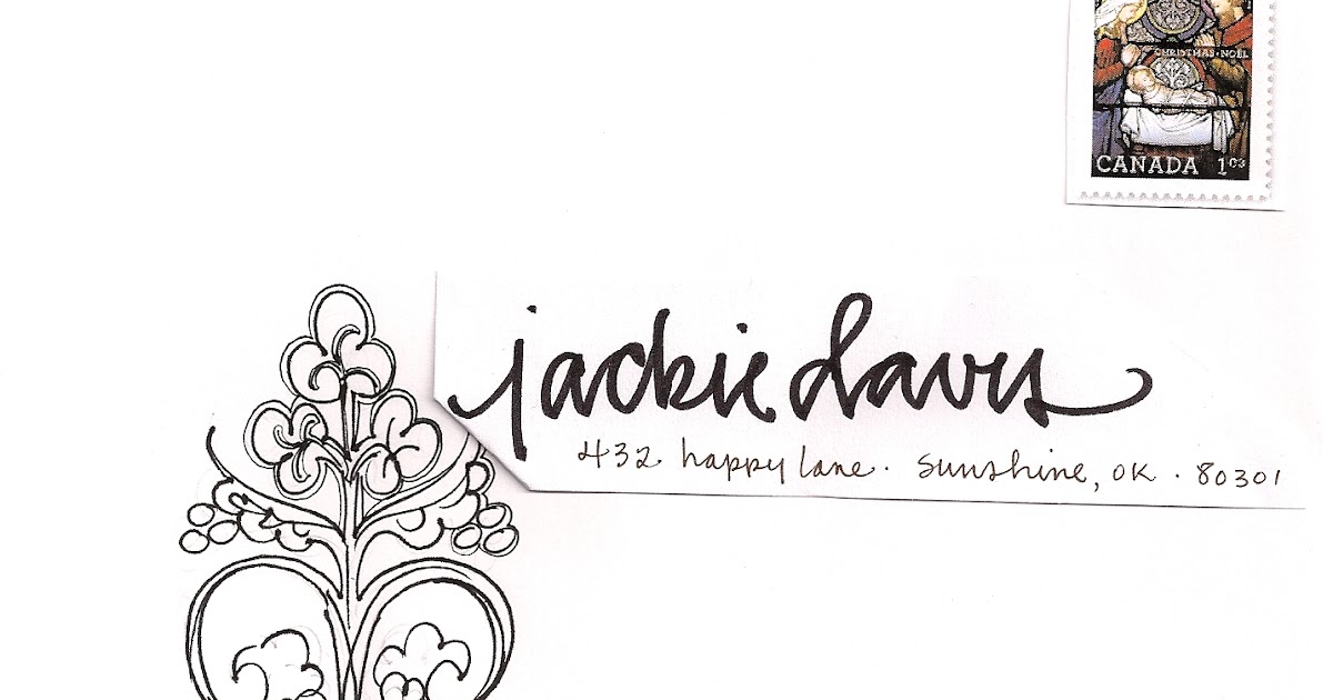 pushing the envelopes scribbly upsidedown