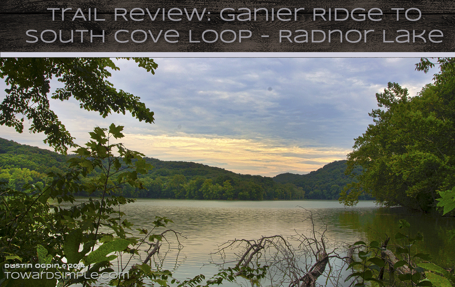 Radnor Lake State Park Radnor Lake framed by trees and hills