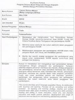 NoTa PISMP KS /:~: Pro Form BM : Literasi Bahasa Melayu