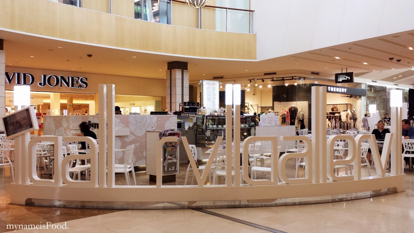 Gallery Cafe, Westfield Chermside, Brisbane my name is Food.
