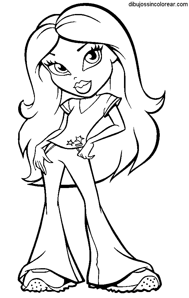 Dibujos Sin Colorear: Dibujos de Bratz para Colorear