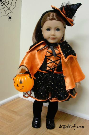 american girl doll witch costume