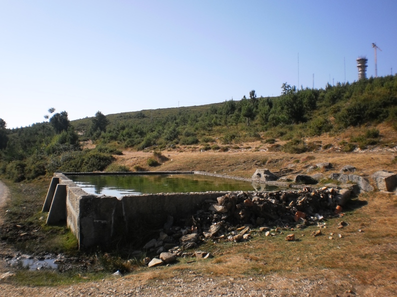 Tanque da casa florestal na Serra da freita