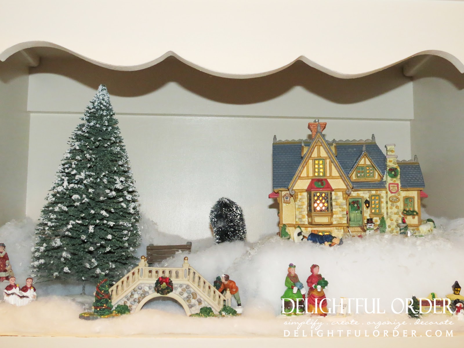 Delightful Order My Snow Village Christmas Decor Gets a New Home