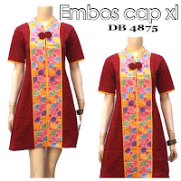 Baju Batik Dress Murah