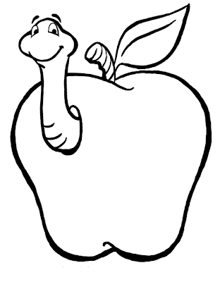 Line Drawing :: Clip Art :: Apple