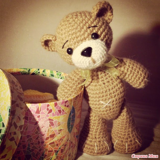 Печенюшка - вязаный мишка крючком Печенюшка - вязаный мишка крючком
