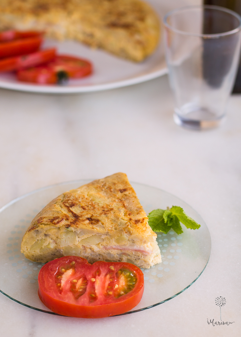 Tortilla sandwich de patata y berenjena THERMOFAN