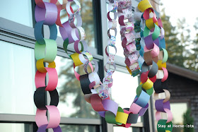 how to make rainbow paper chains