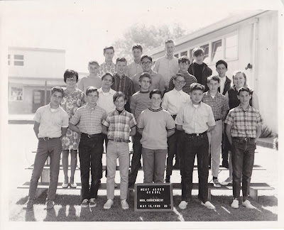 West Acre School "Mrs. Cushenberry’s 8th Grade Class" 1969