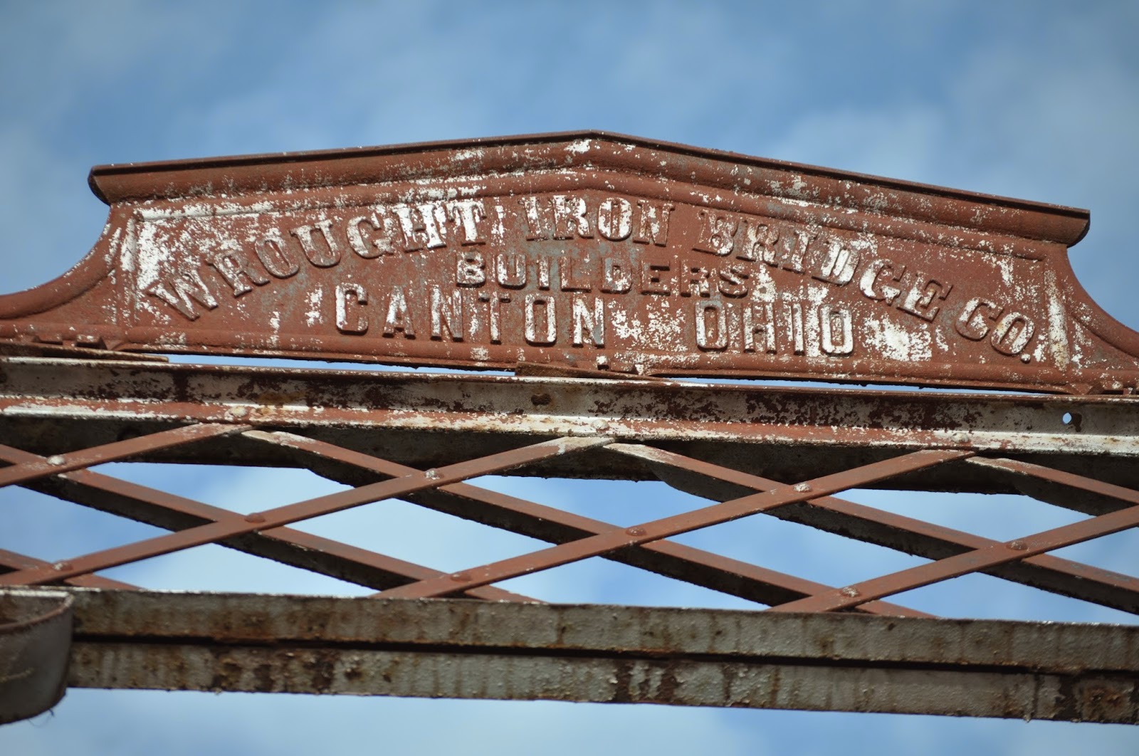 Explore Kansas Walnut River Wrought Iron Truss Bridge