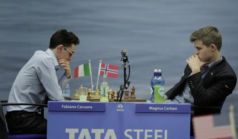 Echecs : le numéro 1 mondial Magnus Carlsen a battu de manière convaincante le numéro 2 Fabiana Caruana - Photo © Alina L'Ami Echecs : le numéro 1 mondial Magnus Carlsen a battu le numéro 2 Fabiana Caruana - Photo © Alina L'Ami