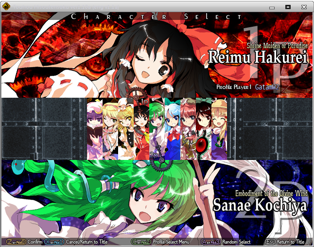 Unlock All Character Touhou Hisoutensoku AGGATAMW2