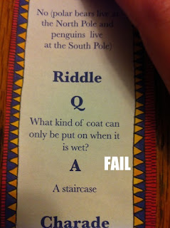 fail funny riddle coat of paint staircase