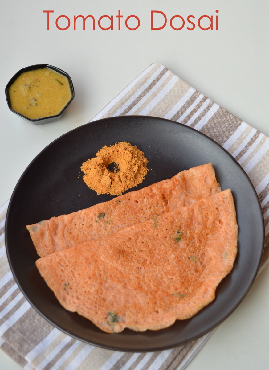 Palakkad Chamayal Tomato Dosai
