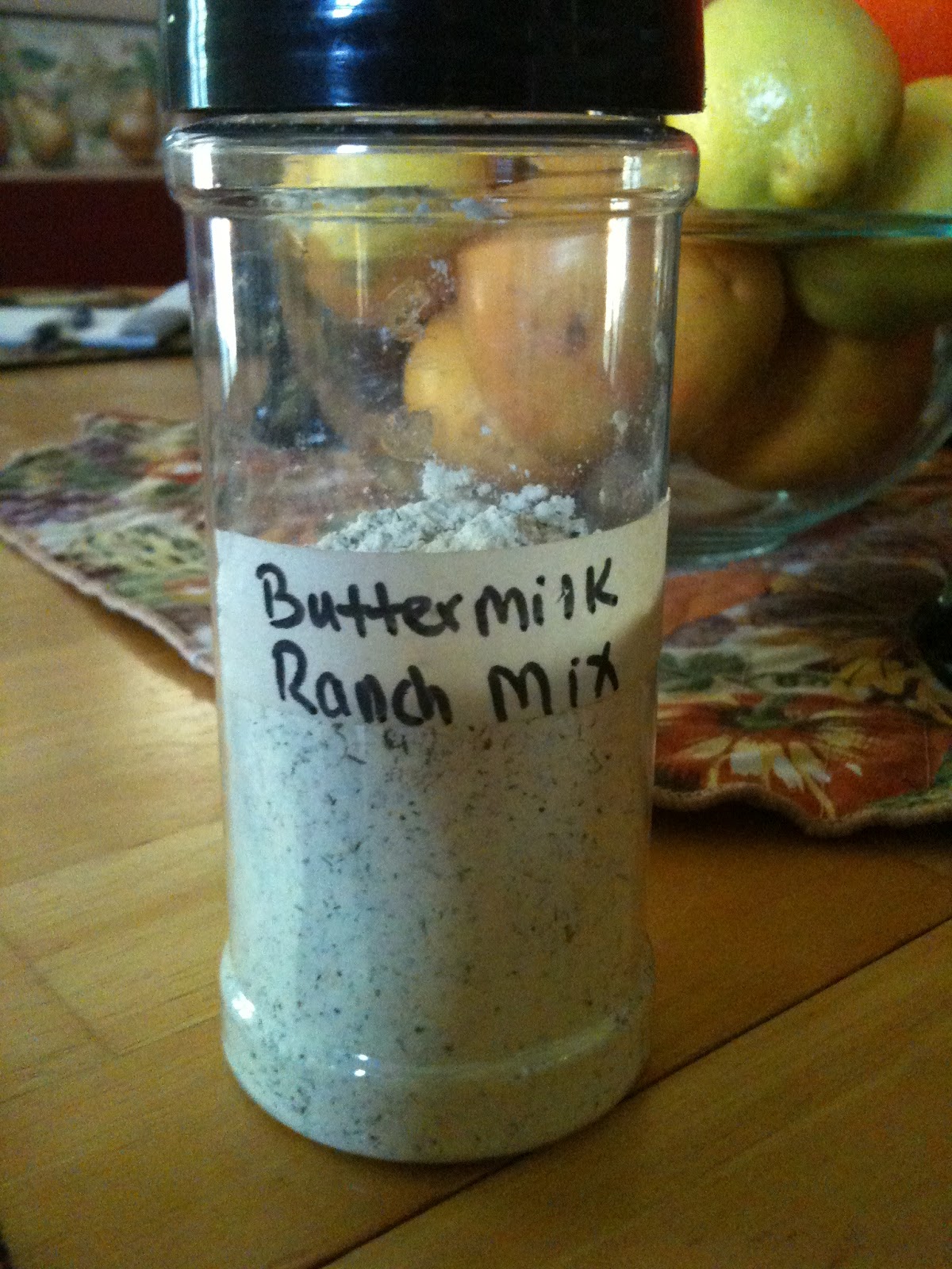 Where the walnut trees grow Homemade Buttermilk Ranch Dressing Dry Mix