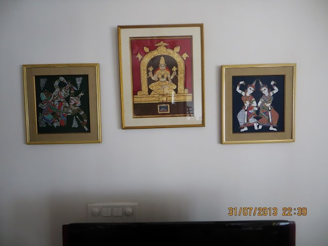 mysore painthing, bangkok paintings home tour bengaluru