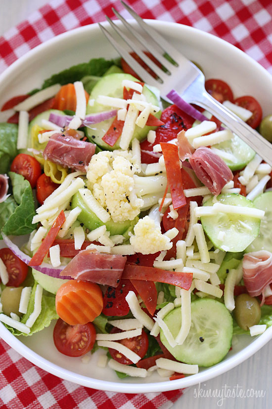 Italian Antipasto Salad Skinnytaste