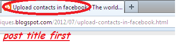 blog post title first blog post title first