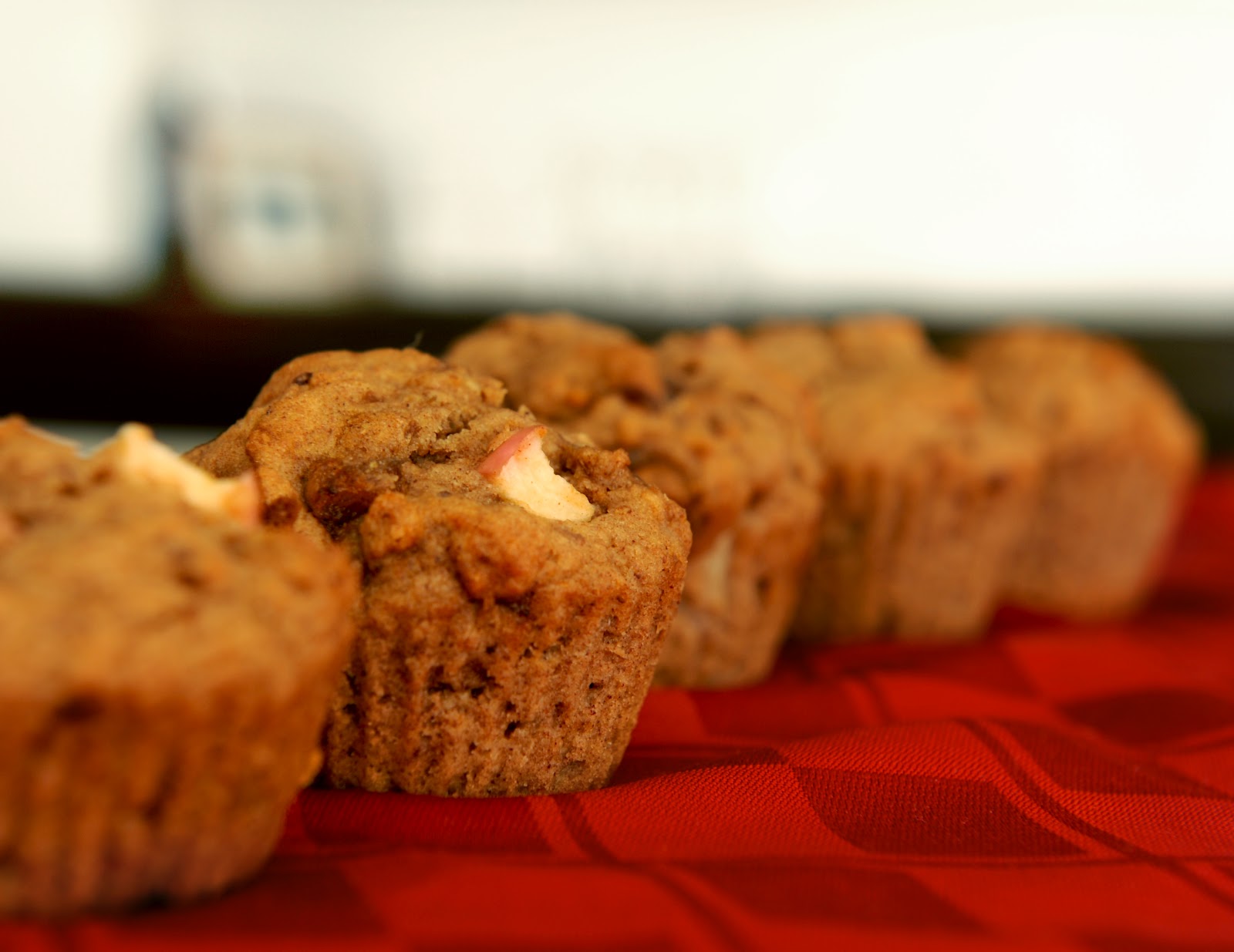 The Heart of Baking 100 Whole Wheat Apple Muffins