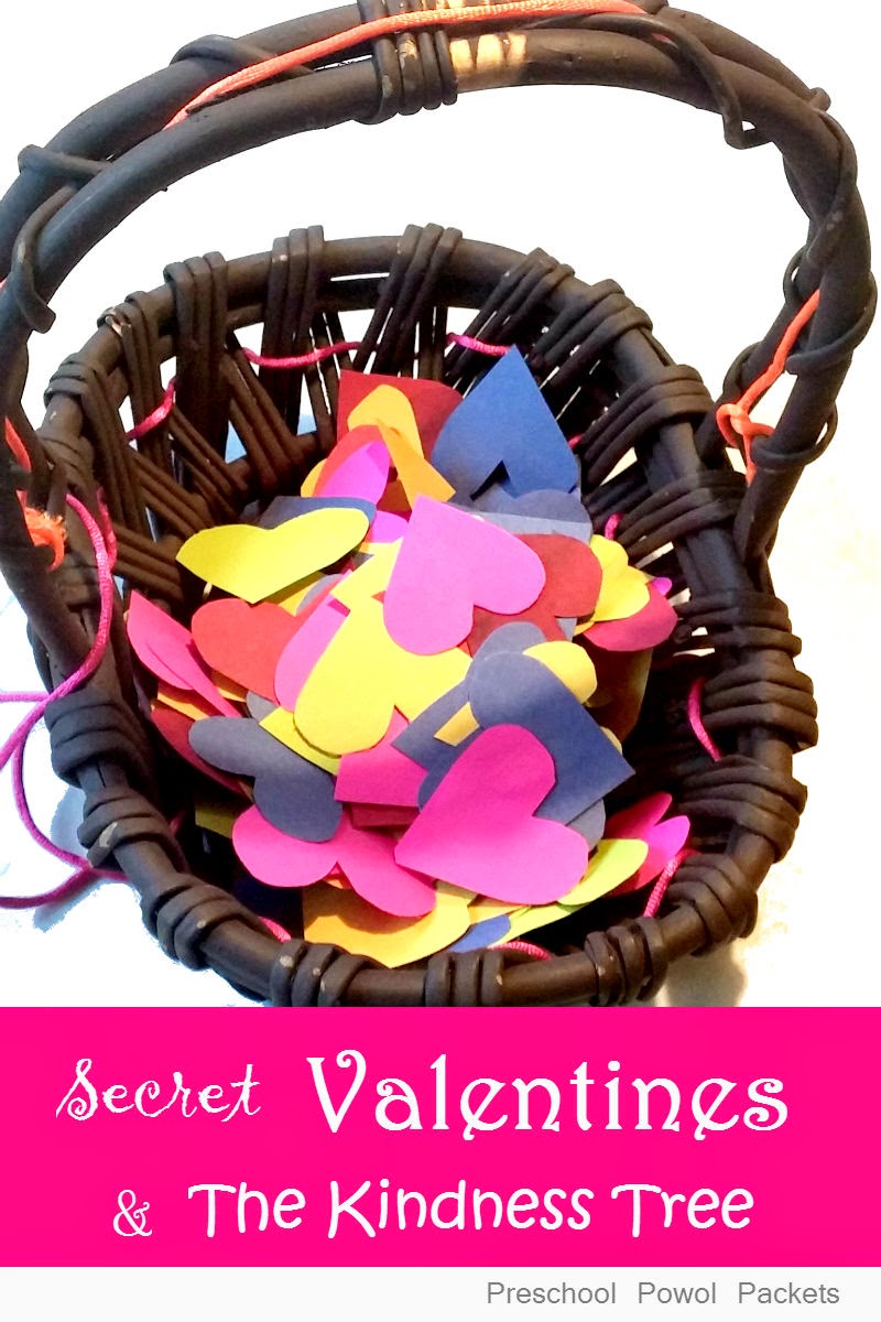 Secret Valentines Service and Kindness Tree! Preschool Powol Packets