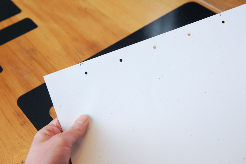 Paper Raindrops Finished art journal & book binding DIY!